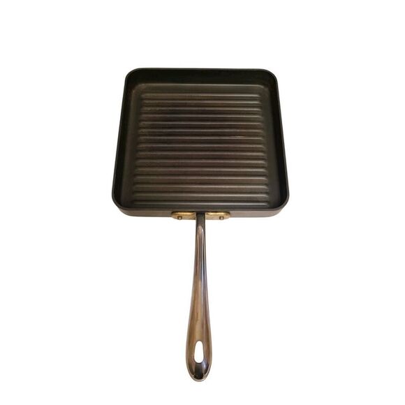 All-Clad 11" Square Grill, Nonstick Cookware, HA1 Hard Anodized GUC - Picture 1 of 11